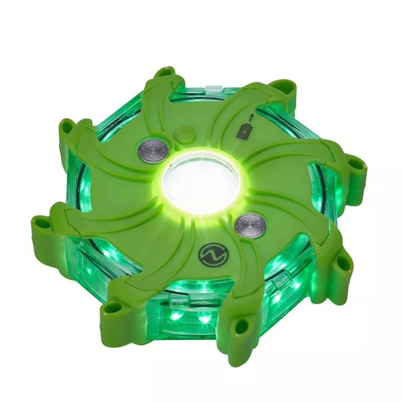 Valise balises LED rechargeables vert PULSARPRO NightSearcher