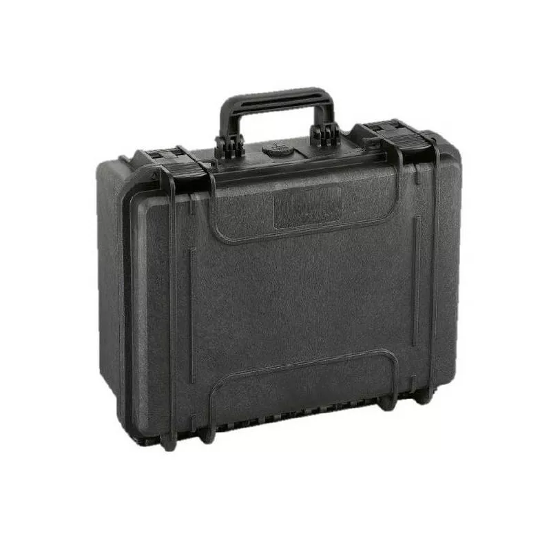 Valise plastique noir avec mousses anti chocs hauteur 270 mm Prolutech