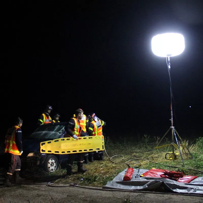 Trépied P500TA utilisé pour Sirocco 2M, par les professionnels du secours.