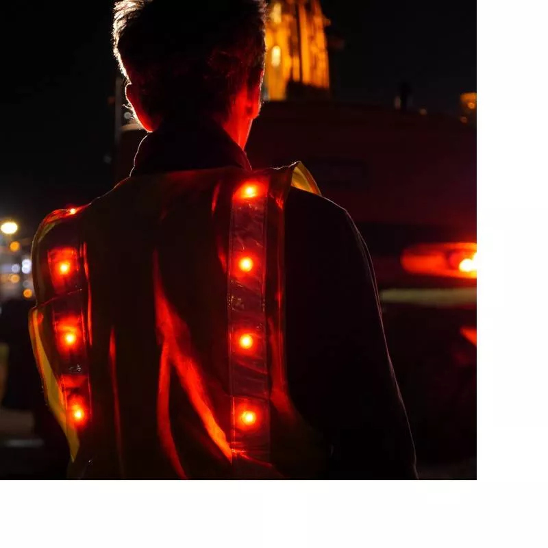 Gilet tech lumineux led heyReflect Proactive - Gilets de Sécurité