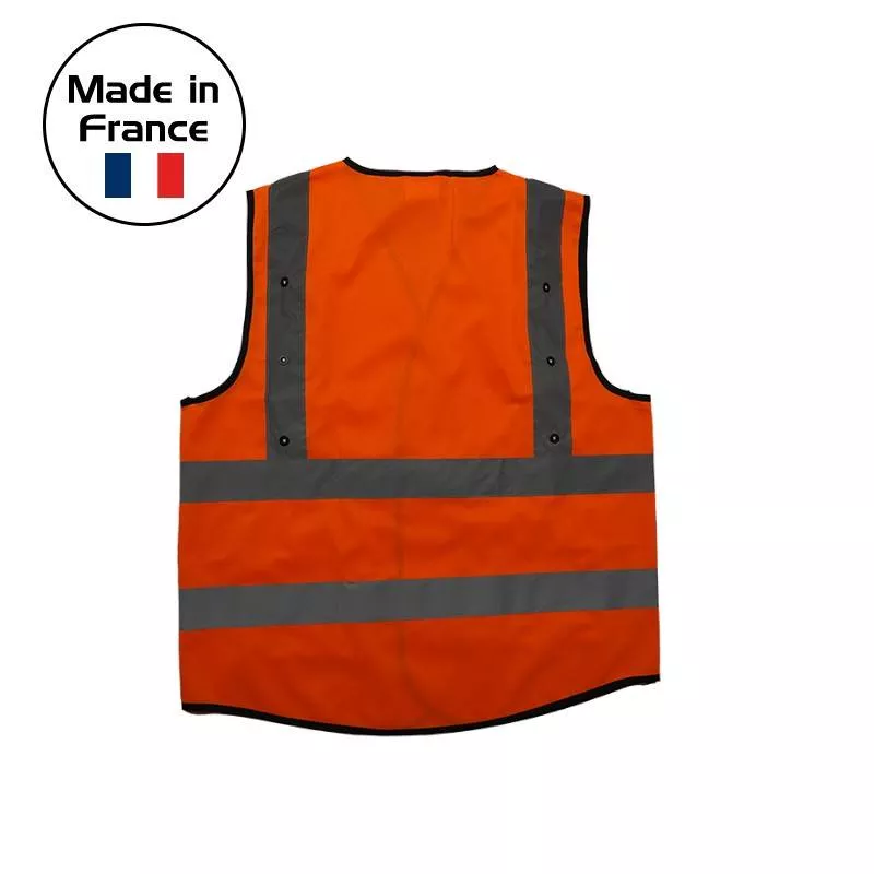 Prolutech active safety 12 led vest manufactured in France