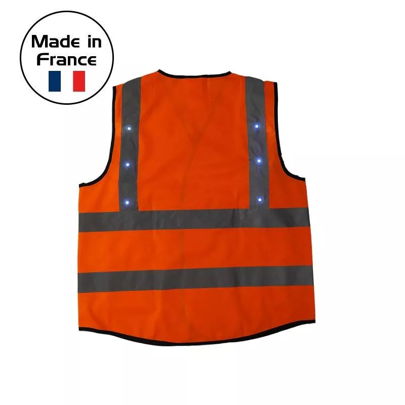 Prolutech safety LED vest manufactured in France