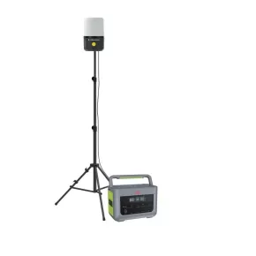 Pack éclairage tout en un ! Dôme 6000 lumens et station de charge