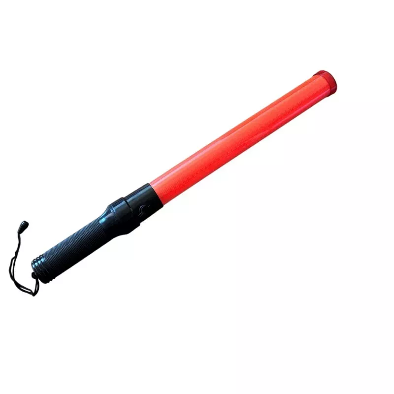 Rechargeable LED trafic baton Red - K-Sign