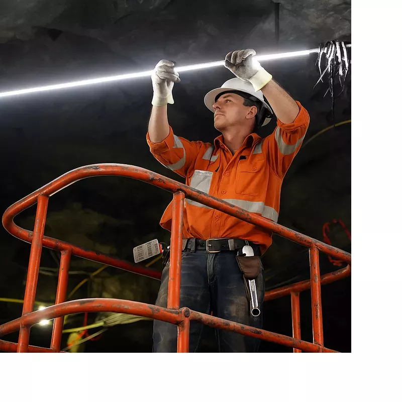 Waterproof LED strip used for tunnel lighting, durable and secure