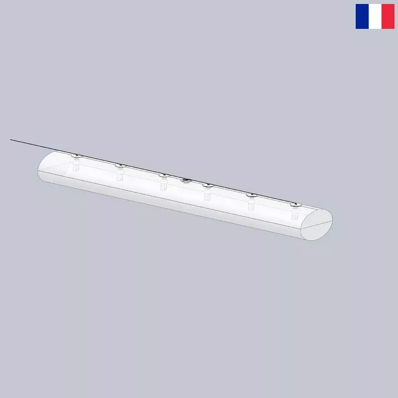 Tubul'Air LED Airstar industrial lighting system by Prolutech