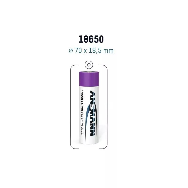Batterie Li-Ion rechargeable 18650