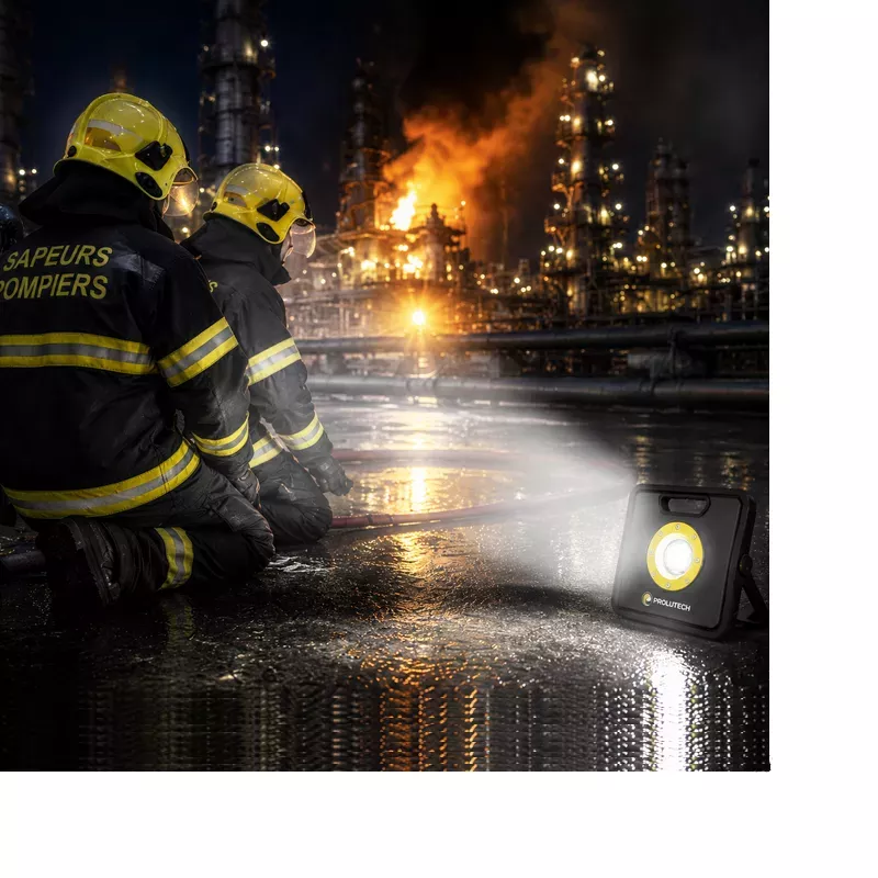 Projecteur LED ATEX PR4000-EX pour pompiers et secours