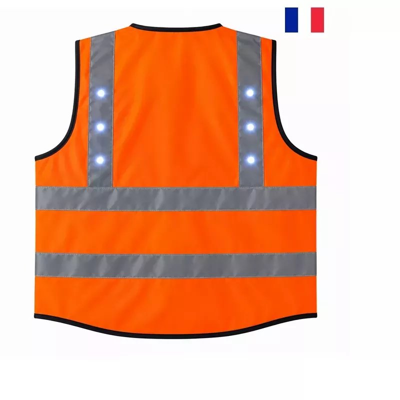 Gilet de sécurité K-Safe 12 LED Made in France