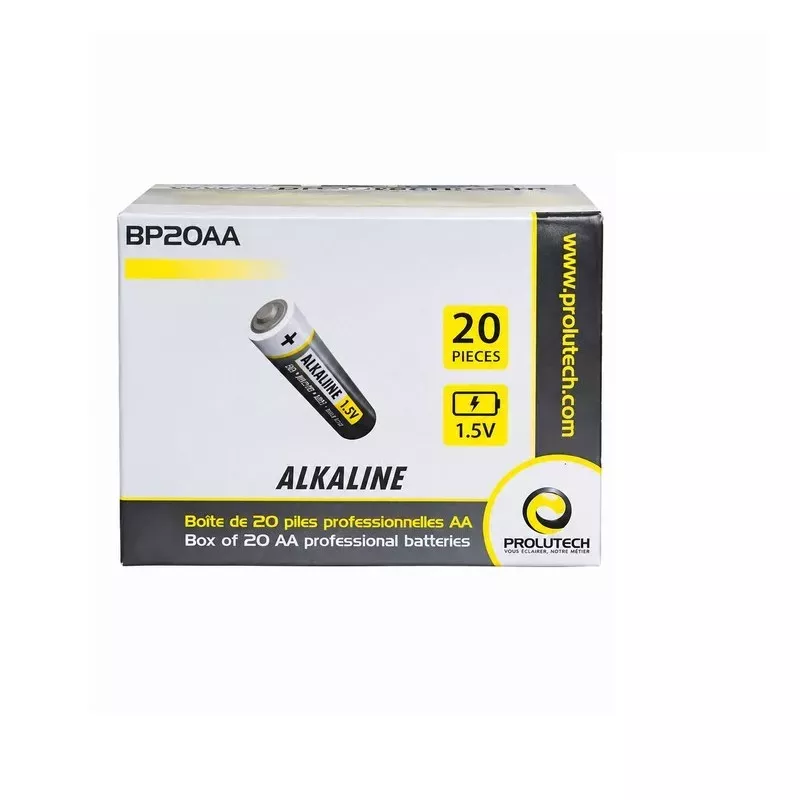Boîte de piles AA Prolutech pour lampes Prolutech