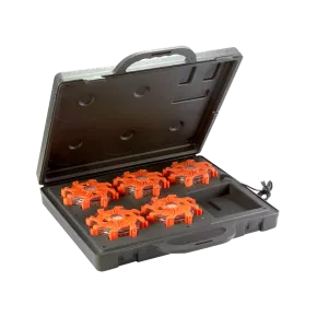 Set of 5 red LED hazard lights