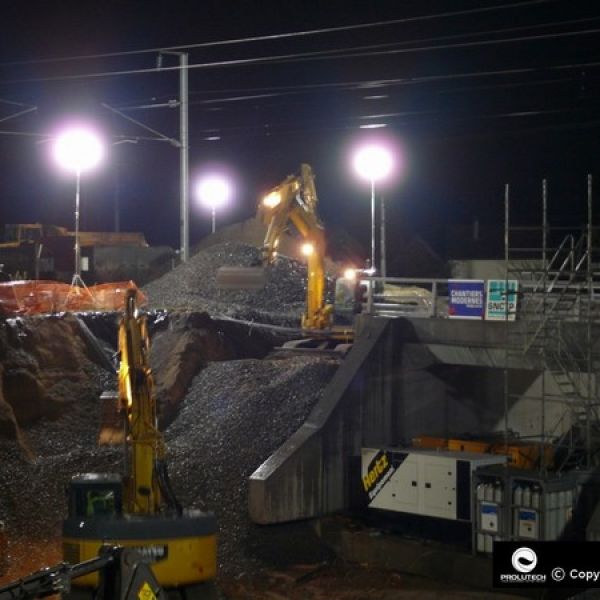 éclairage travaux snctp