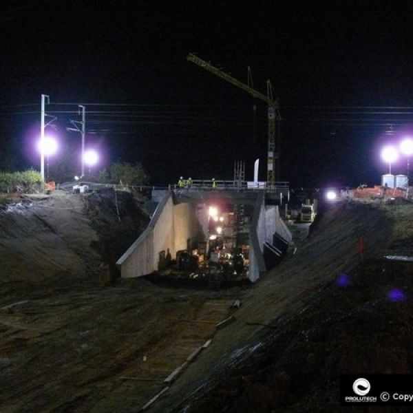 éclairage chantier snctp