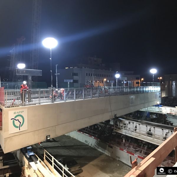 Eclairage travaux Génie Civil