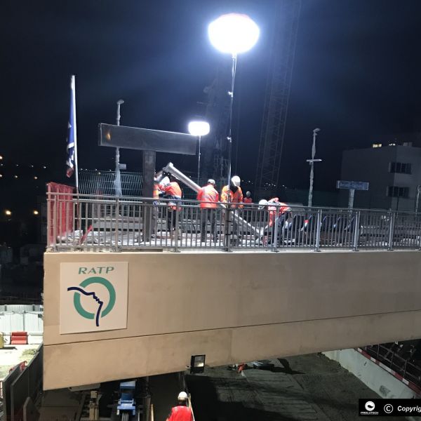 Eclairage travaux Génie Civil