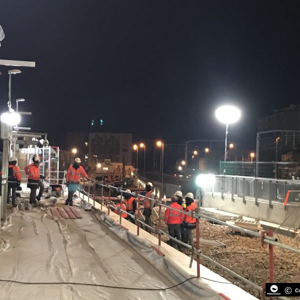 Eclairage travaux Génie Civil
