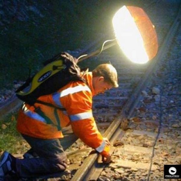 Contrôle de travaux avec ballon airstar type SIROCCO TBT 12V avec sac à dos et batterie autonome par Prolutech