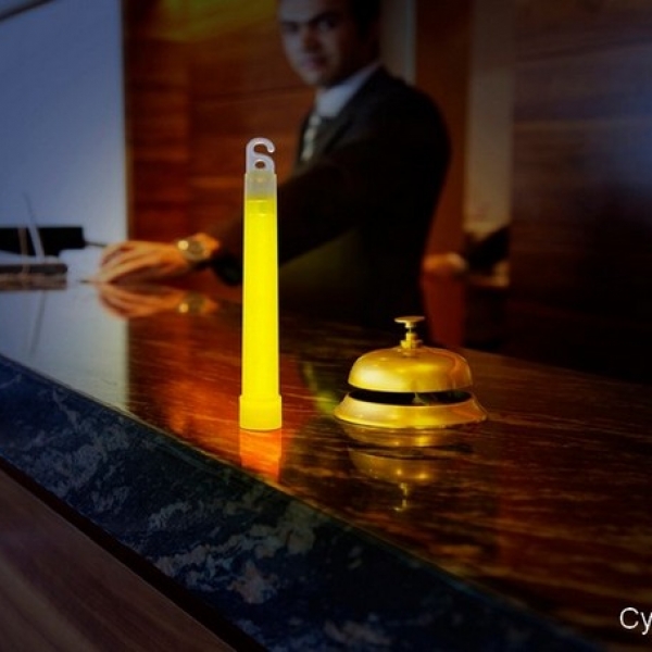 Snaplight 15 cm cyalume proposé par prolutech pour un éclairage autonome d