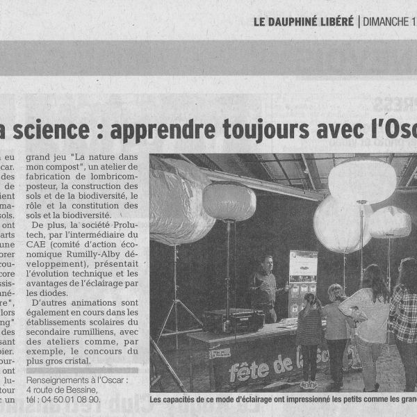 Présentation des ballons éclairants à l
