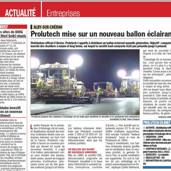 Nouveau ballon lumineux Airstar