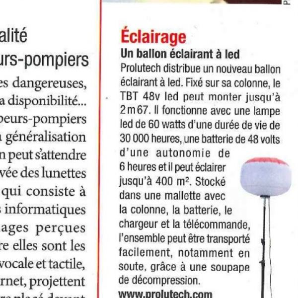 Sirocco 2S TBT 48v LED Secours